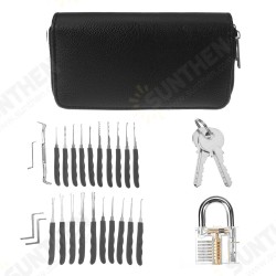24Pcs/Set Lock Training Skill Set Clear Practice Padlock Tools Locks Key Kits 24Pcs/Set Lock Training Skill Set Clear Practice Padlock Tools Locks Key Kits