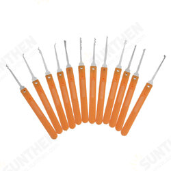 36Pcs Transparent Lock Pick Leather Bag Lock Repair Lock Tool Gasket Set 36Pcs Transparent Lock Pick Leather Bag Lock Repair Lock Tool Gasket Set