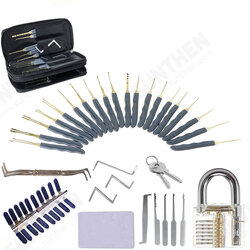 44 Pcs Lock Repair Sets Unlocking Practice Lock Pick Key Extractor Padlock Kit 44 Pcs Lock Repair Sets Unlocking Practice Lock Pick Key Extractor Padlock Kit