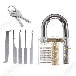 5/19/25PCS Unlocking Locksmith Practice Lock Pick Key Extractor Padlock Lockpick Tool Kits 5/19/25PCS Unlocking Locksmith Practice Lock Pick Key Extractor Padlock Lockpick Tool Kits