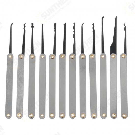 5/19/25PCS Unlocking Locksmith Practice Lock Pick Key Extractor Padlock Lockpick Tool Kits