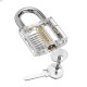 5/19/25PCS Unlocking Locksmith Practice Lock Pick Key Extractor Padlock Lockpick Tool Kits
