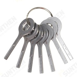 7-piece Set of Disassembly and Assembly Key Tool Disassembly and Prizing Tool Locksmith's Special Unlocking Tool 7-piece Set of Disassembly and Assembly Key Tool Disassembly and Prizing Tool Locksmith's Special Unlocking Tool