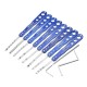 8Pcs Safety Box Quick Opening Lockpicks with 2 Transmission Gears