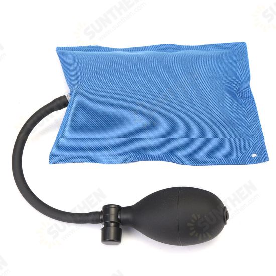 Car Air Pump Wedge Pad Entry Inflatable Shim Car Door Window Opener Tool Blue