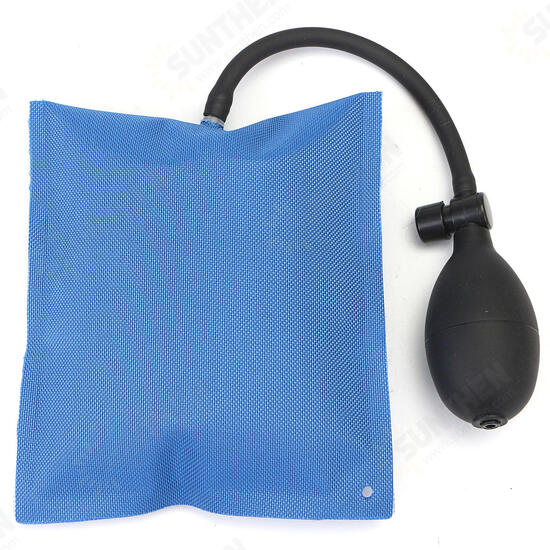 Car Air Pump Wedge Pad Entry Inflatable Shim Car Door Window Opener Tool Blue