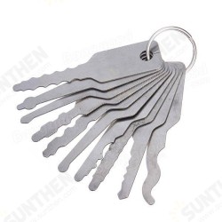 10pcs Keys Lock Pick For Double Sided Lock Lock Picks Tool 10pcs Keys Lock Pick For Double Sided Lock Lock Picks Tool
