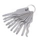 10pcs Keys Lock Pick For Double Sided Lock Lock Picks Tool