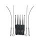 12pcs Unlocking Lock Pick Set + 10pcs Key Extractor Set +1pc Transparent Practice Padlock