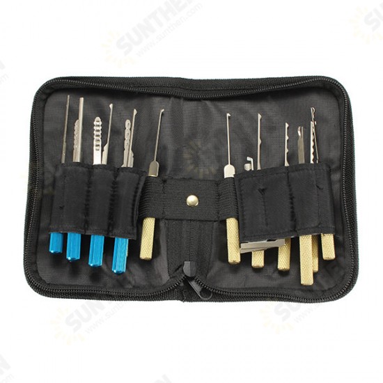 18Pcs Dimple Lock Pick Tools Combination Door Openner Locksmith Tool