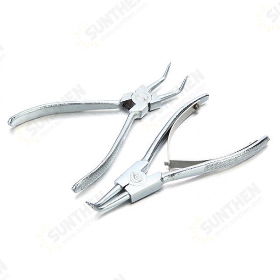 2pcs Circlip Pliers Retaining Ring Plier Locksmith Tools Clamp Lock Pick Tools