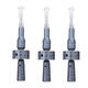 3Pcs Stainless Steel Cross Lock Picks Set Locksmith Practice Tools Hand Tool