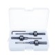 3Pcs Stainless Steel Cross Lock Picks Set Locksmith Practice Tools Hand Tool