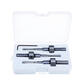 3Pcs Stainless Steel Cross Lock Picks Set Locksmith Practice Tools Hand Tool