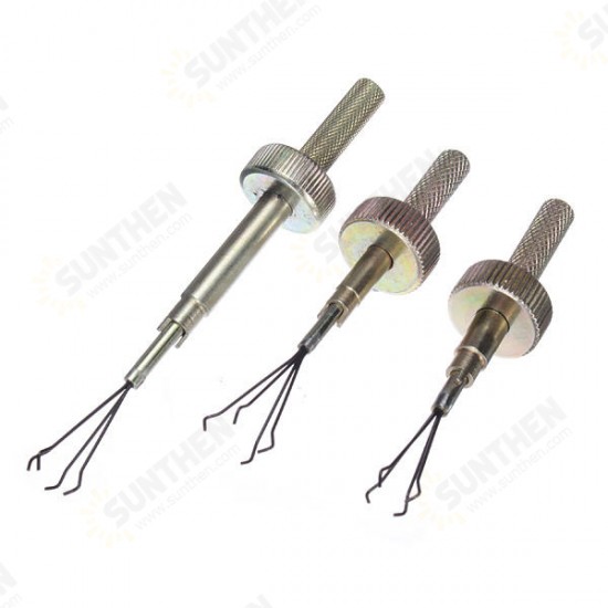 3pcs Stainless Steel Cross Lock Pick Set Locksmith Tools