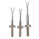 3pcs Stainless Steel Cross Lock Pick Set Locksmith Tools