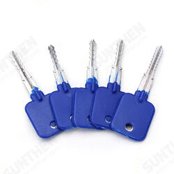 5pcs Lock Repairing Tools Locksmith Try-Out Keys Set for Cross Lock