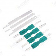 7pcs Comb Pick Stainless Steel Lock Tool Locksmith Tool for House Lock Picks