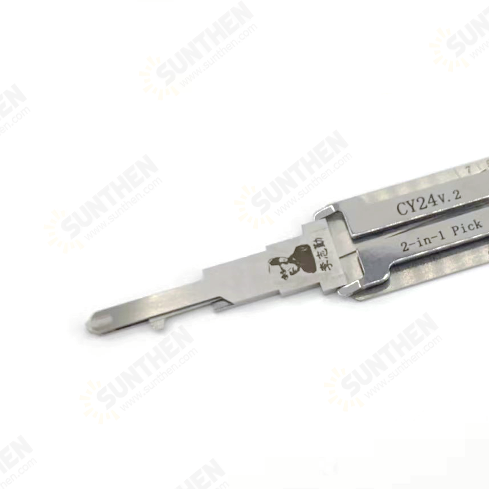 CY24 2 in 1 Car Door Lock Pick Decoder Unlock Tool Lock Picks Tools