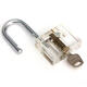 Disc Type Padlock Training Lock Transparent Cutaway Inside View of Practice Lock Pick Tools