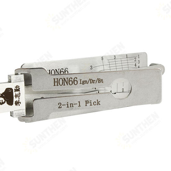 HON66 2 in 1 Car Door Lock Pick Decoder Unlock Tool Locksmith Tools