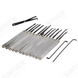 Transparent Practice Padlock with 12pcs Unlocking Lock Picks Set Key Extractor Tools Transparent Practice Padlock with 12pcs Unlocking Lock Picks Set Key Extractor Tools