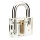 Disc Type Padlock with Disc Detainer Lock Pick Bump Key Tool Locksmith Training Skill Tools Set