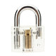 Disc Type Padlock with Disc Detainer Lock Pick Bump Key Tool Locksmith Training Skill Tools Set