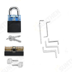 Locksmith Supplies Tension Wrench Tool Practice Lock Pick Set Combination Padlock Broken Key Hand Tools Hardware Locksmith Supplies Tension Wrench Tool Practice Lock Pick Set Combination Padlock Broken Key Hand Tools Hardware