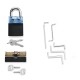 Locksmith Supplies Tension Wrench Tool Practice Lock Pick Set Combination Padlock Broken Key Hand Tools Hardware