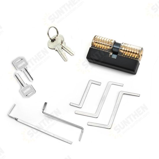 Locksmith Supplies Tension Wrench Tool Practice Lock Pick Set Combination Padlock Broken Key Hand Tools Hardware