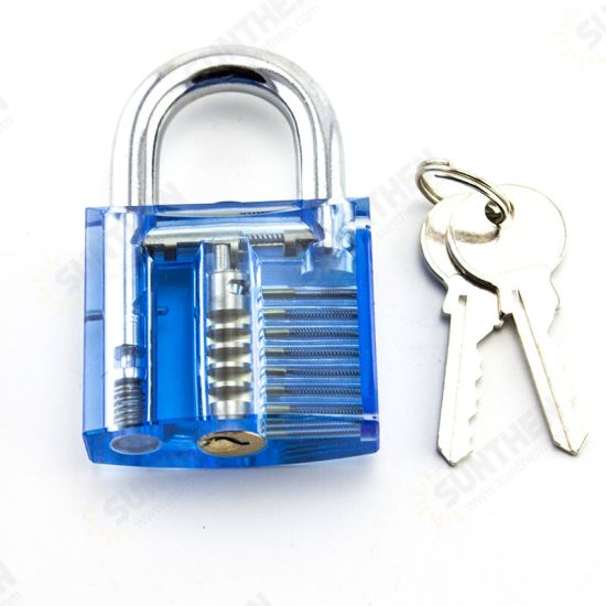 Locksmith Supplies Tension Wrench Tool Practice Lock Pick Set Combination Padlock Broken Key Hand Tools Hardware