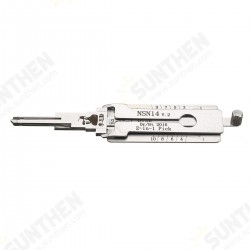 2 in 1 Car Door Lock Picks Decoder Unlock Tool Locksmith Tools 2 in 1 Car Door Lock Picks Decoder Unlock Tool Locksmith Tools