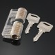 Pick Inside Padlock Transparent Lock Lock Picks Tools for Locksmith Practice Training Key Copper