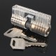 Pick Inside Padlock Transparent Lock Lock Picks Tools for Locksmith Practice Training Key Copper