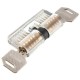 Pick Inside Padlock Transparent Lock Lock Picks Tools for Locksmith Practice Training Key Copper