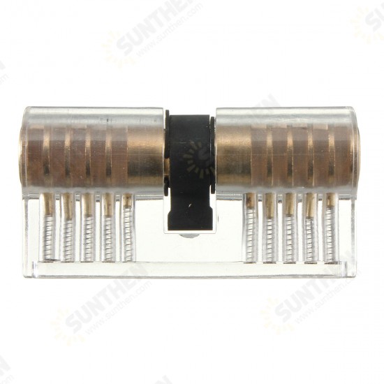 Pick Inside Padlock Transparent Lock Lock Picks Tools for Locksmith Practice Training Key Copper