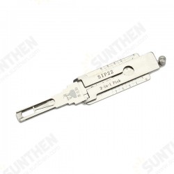 SIP22 2 in 1 Car Door Lock Pick Decoder Unlock Tool Locksmith Tools SIP22 2 in 1 Car Door Lock Pick Decoder Unlock Tool Locksmith Tools