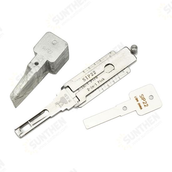 SIP22 2 in 1 Car Door Lock Pick Decoder Unlock Tool Locksmith Tools