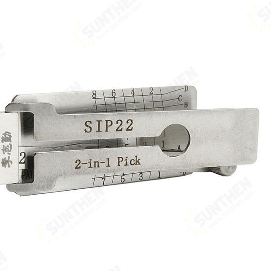 SIP22 2 in 1 Car Door Lock Pick Decoder Unlock Tool Locksmith Tools