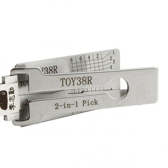 TOY38R 2 in 1 Car Door Lock Pick Decoder Unlock Tool Locksmith Tools