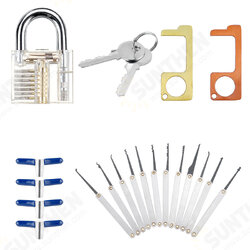 Unlocking Locksmith Practice Lock Pick Key Extractor Padlock Lockpick Tool Kits