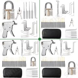 Unlocking Locksmith Practice Lock Picks Key Extractor Padlock Lockpick Tool Kits Unlocking Locksmith Practice Lock Picks Key Extractor Padlock Lockpick Tool Kits