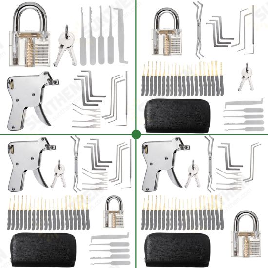 Unlocking Locksmith Practice Lock Picks Key Extractor Padlock Lockpick Tool Kits