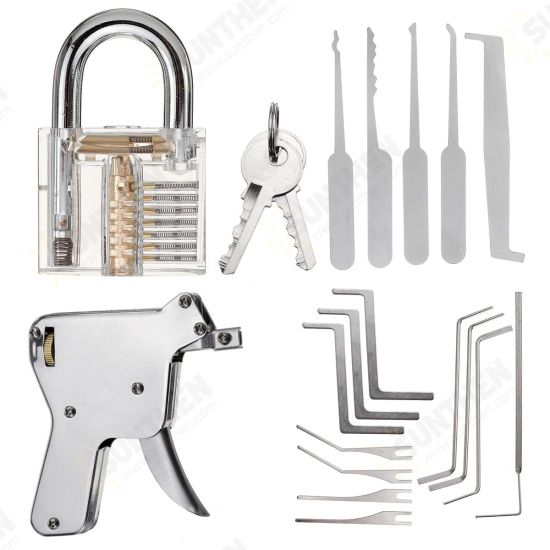 Unlocking Locksmith Practice Lock Picks Key Extractor Padlock Lockpick Tool Kits