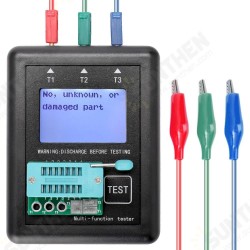 M328 Diode Triode Capacitor Resistor Transistor Tester ESR Meter Multi-Function Tester with Test Board M328 Diode Triode Capacitor Resistor Transistor Tester ESR Meter Multi-Function Tester with Test Board
