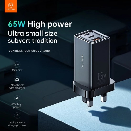 65W QC3.0 PD USB Charger Three Port PPS Travel Charger Adapter Fast Charging For iPhone 12 Pro Max Mini OnePlus 8Pro 8T