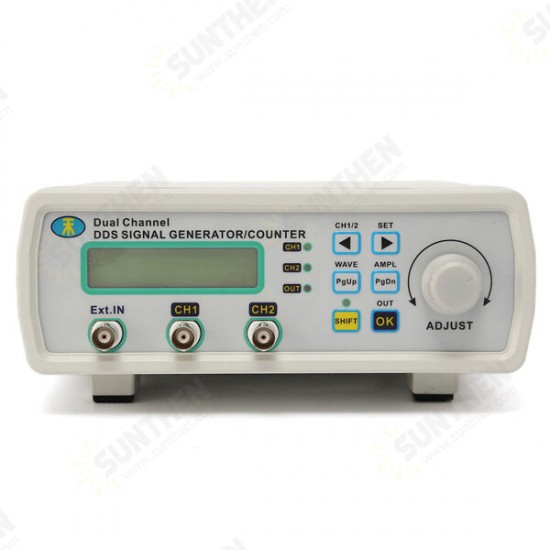 MHS-5200A 25MHz Digital DDS Dual-channel Signal Generator Source Frequency Meter 13N2