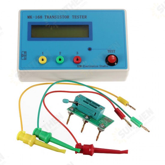 MK-168 Transistor Tester Diode Triode ESR RLC LCR Meter NPN PNP MOS