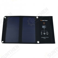 15w 2.5A 2 Port Solar Charger SLS-15 Comes with 2 Carabiner + Multifunctional Charging Cable 15w 2.5A 2 Port Solar Charger SLS-15 Comes with 2 Carabiner + Multifunctional Charging Cable